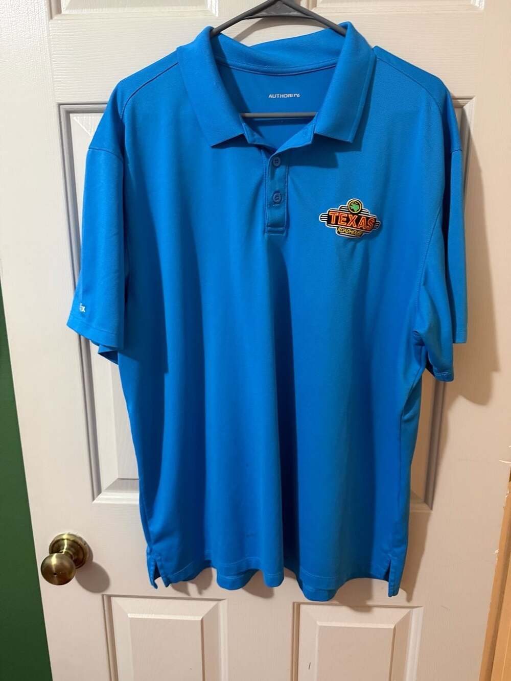 Authority Texas Roadhouse Stix Polo Shirt Blue